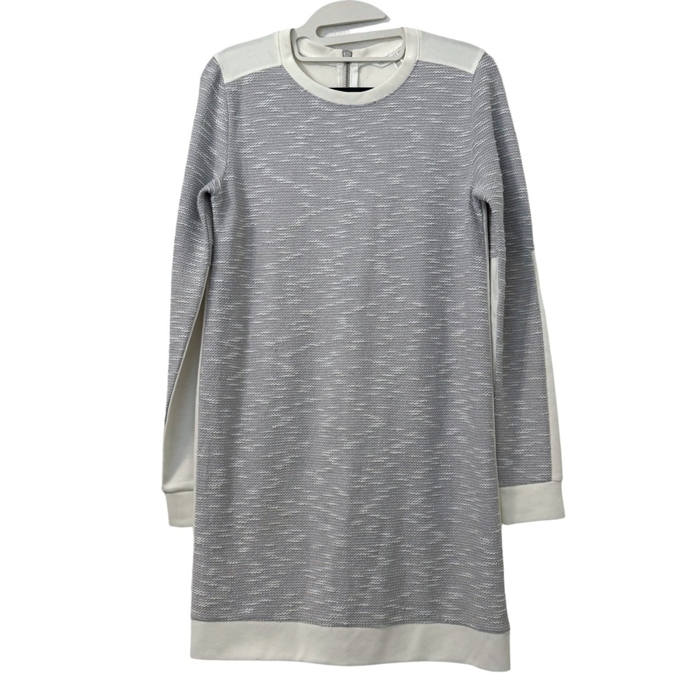 Victorias‎ Secret Knit Sweater Dress Heather Gray White Size XS